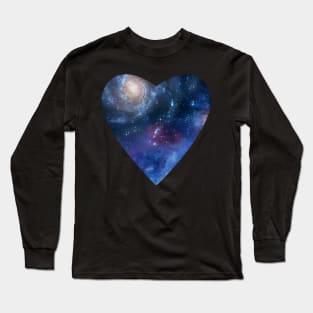 The galaxy in my heart Long Sleeve T-Shirt